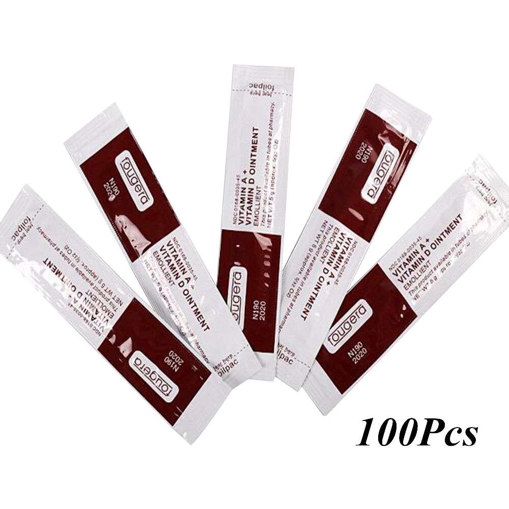 100Pcs Fougera Vitamin A& D Ointment tattoo aftercare cream for tattoo ...