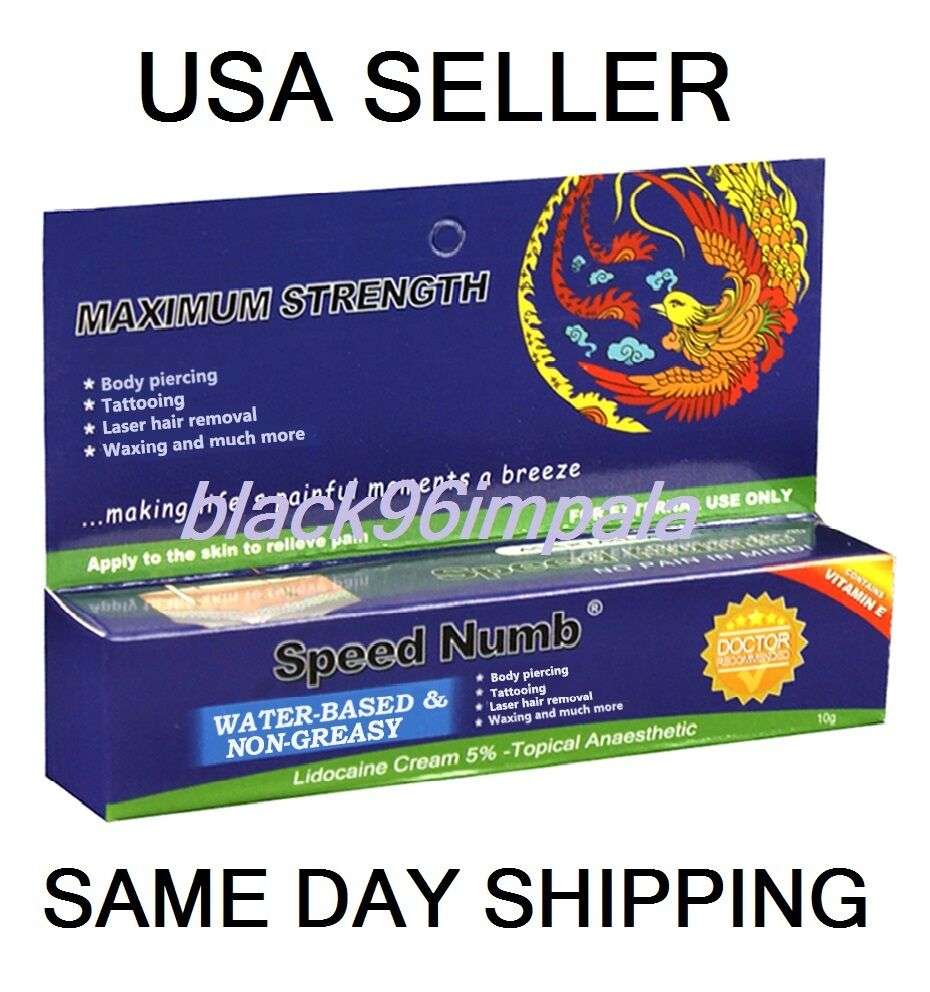 10X10g SPEED Numb Tattoo Numbing Cream USA Seller! Same Day Shipping ...