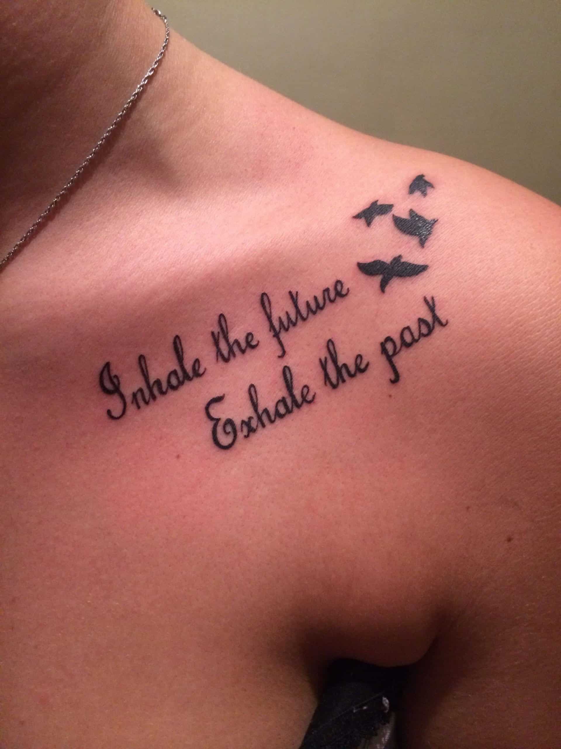 40 Quote Tattoo Design Ideas to Change Your Life