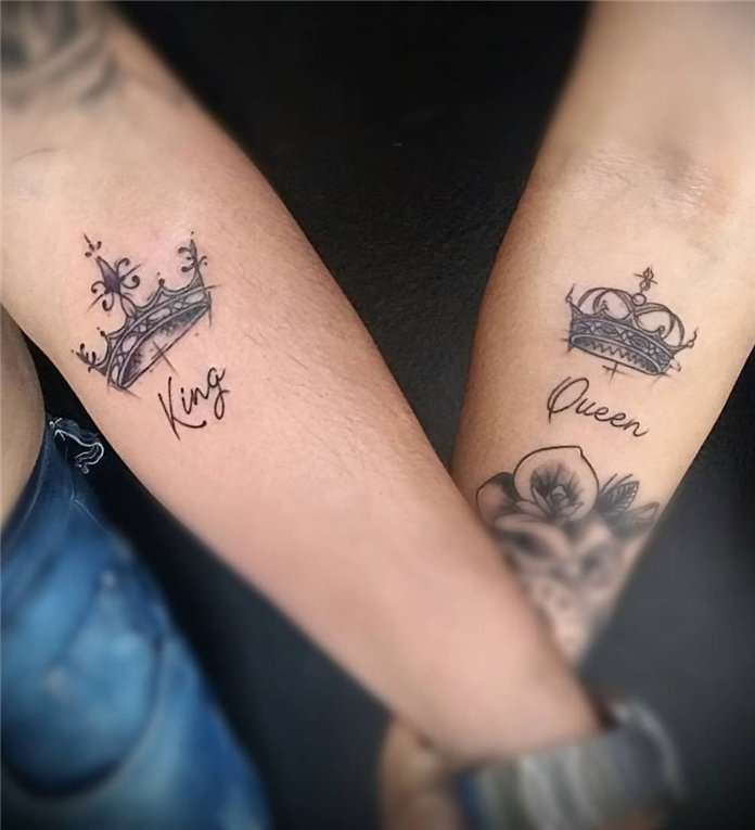 50+ Valentines Day Couple Tattoos Ideas Unique Meaningful ...