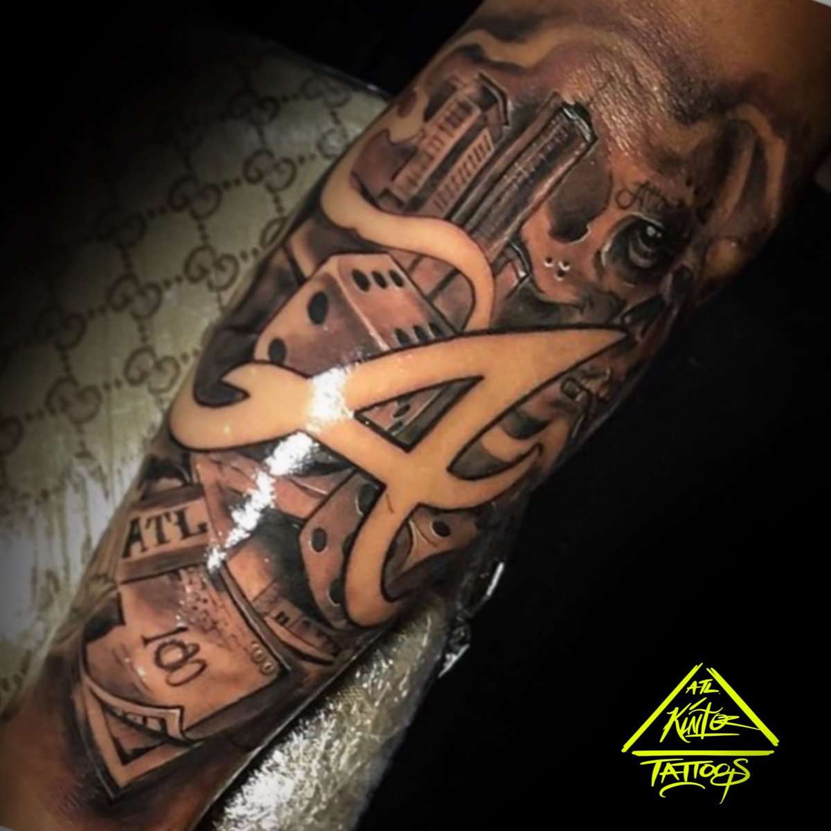 Atlanta Tattoos : Atlanta Falcons Football Team Tattoo On Shoulder ...