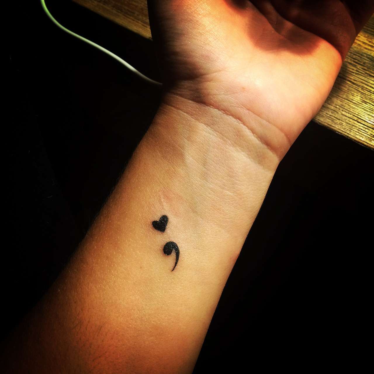 Auspicious and Great Semicolon Tattoo Meaning