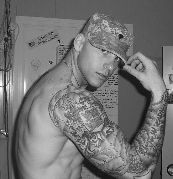 Awesome soldier military style tattoos