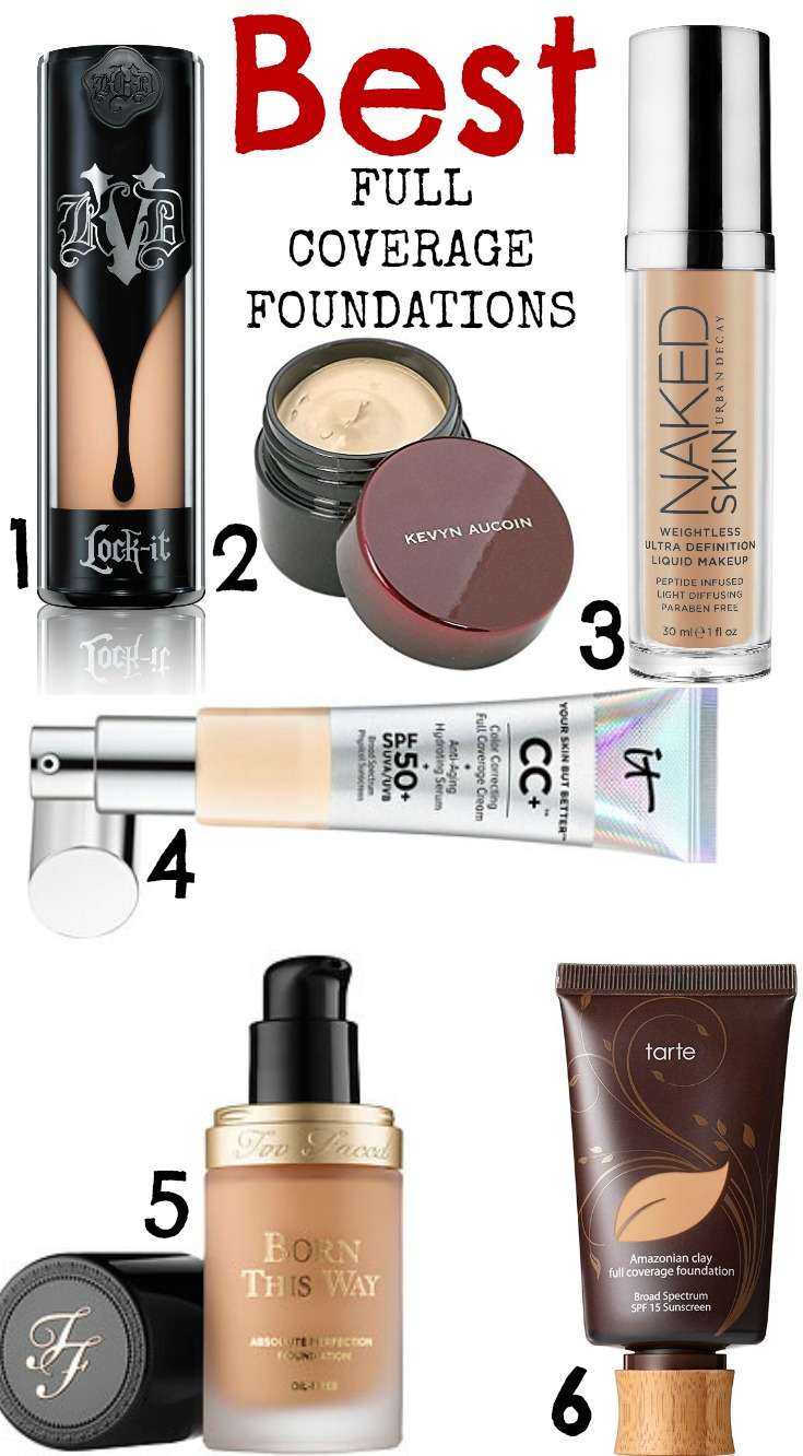 BEST FULL COVERAGE FOUNDATIONS (&  CRUELTY FREE)