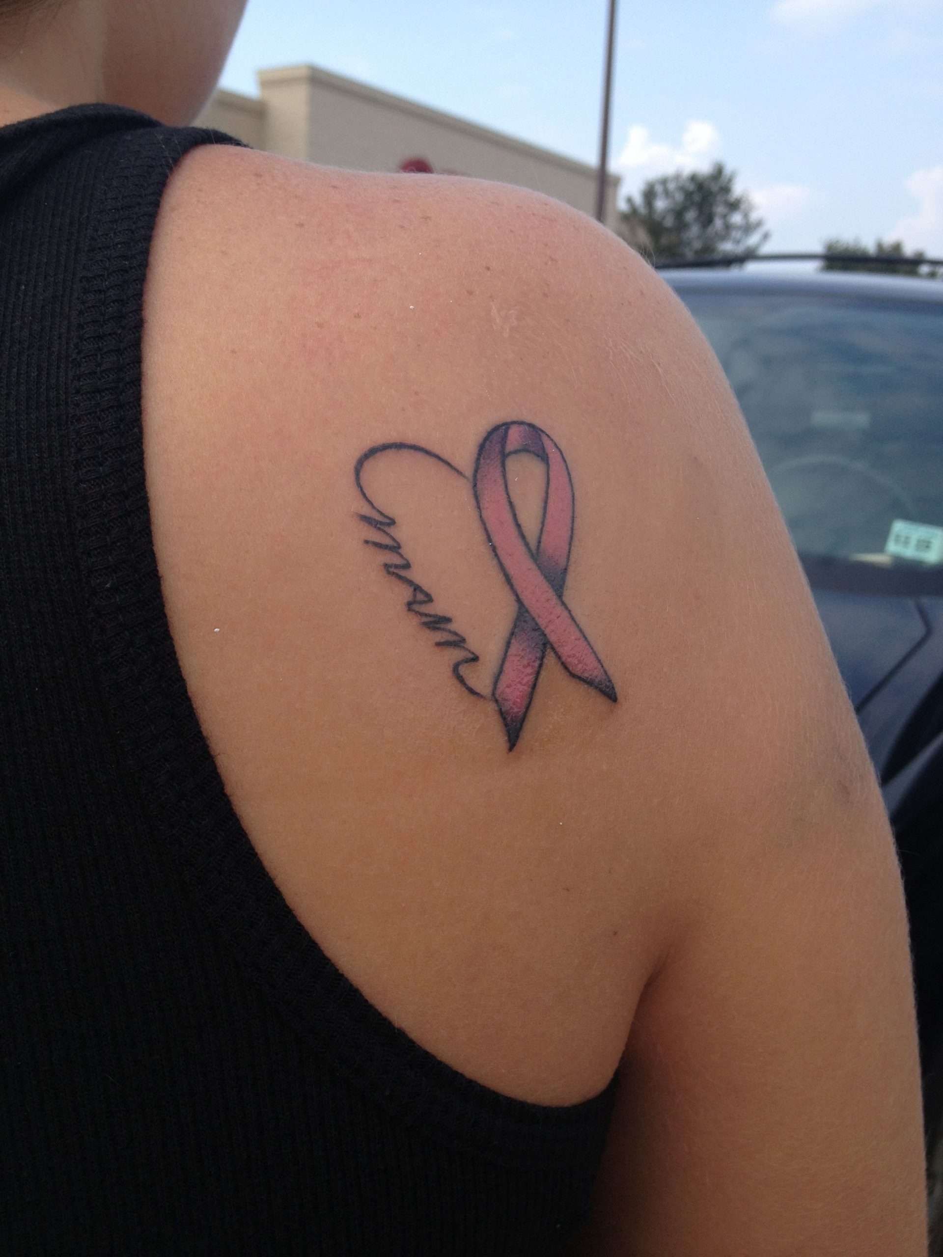 Breast cancer tattoo