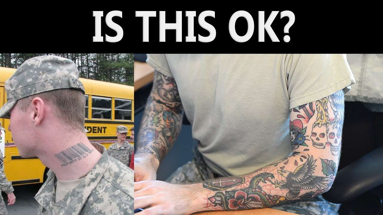 Can You Have Tattoos In The Army National Guard