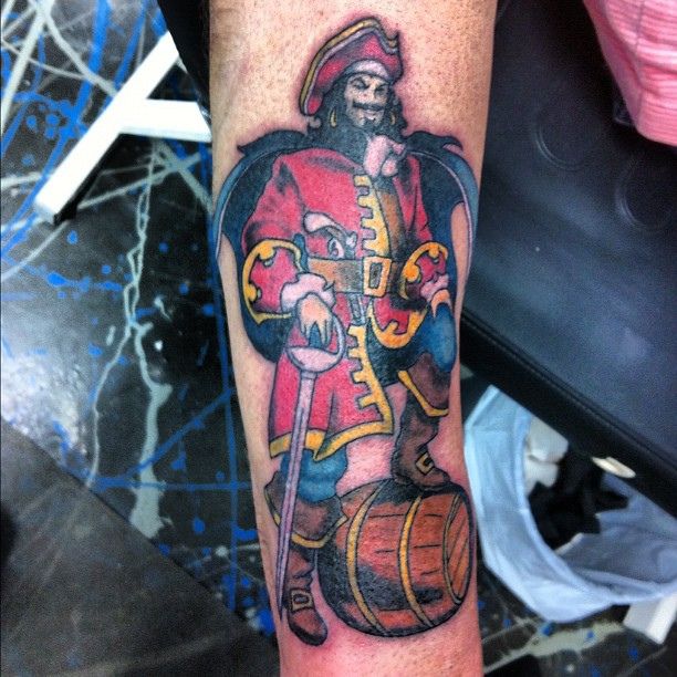 captain morgan tattoo rum