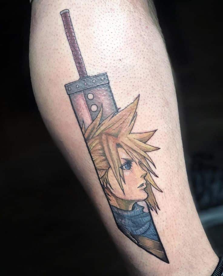 Cloud Strife done @Fade to Black in Fort Worth TX. in 2021