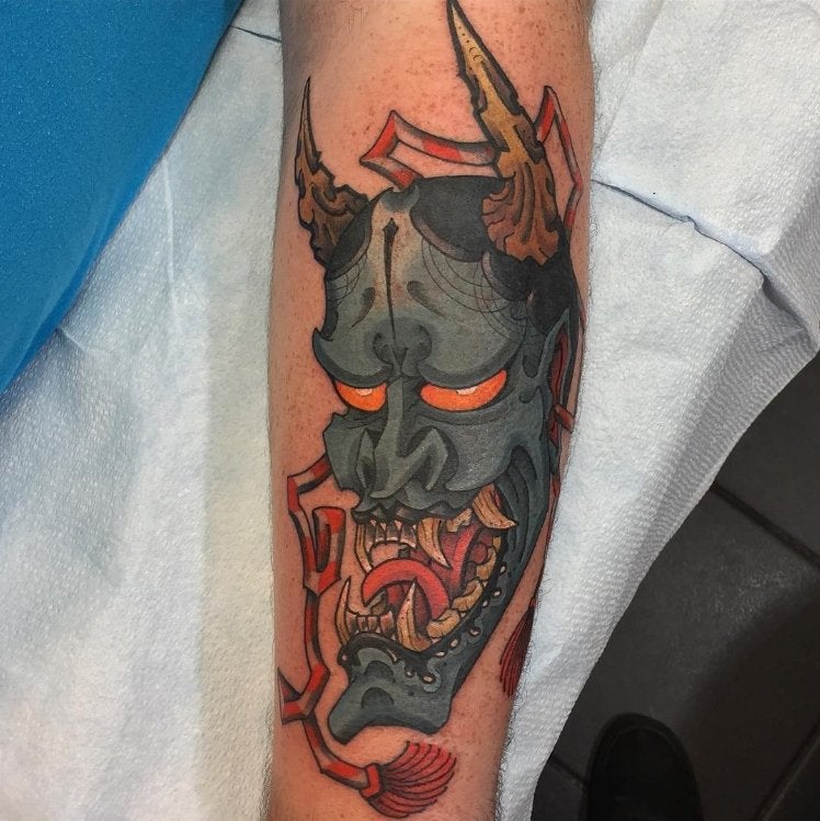 Got the first part of my sleeve done by Justin Pearce at Port City ...