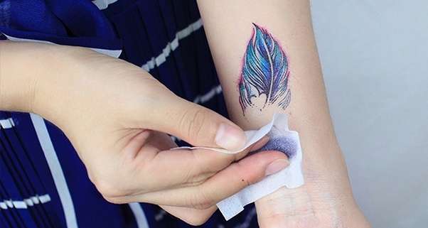 How to easily remove temporary tattoos