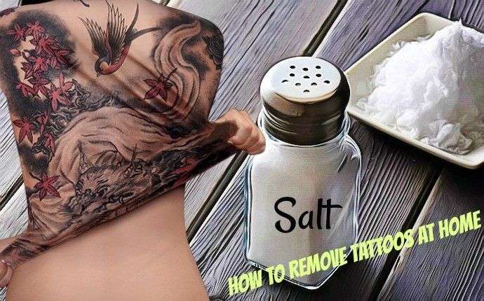 how to remove tattoos at home