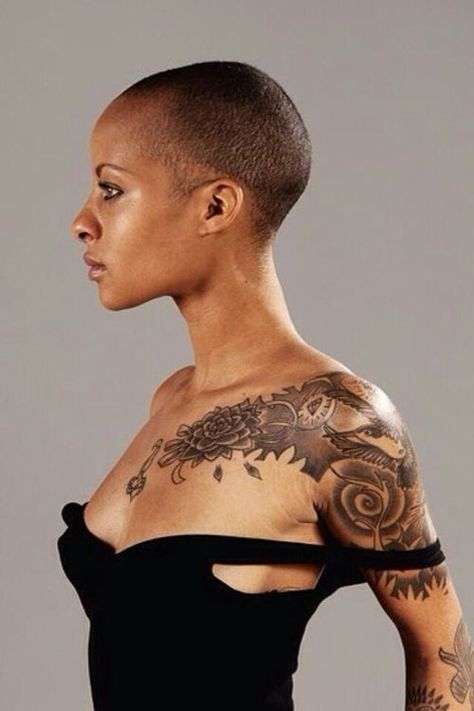 Image result for feminine half sleeve tattoos black women ...