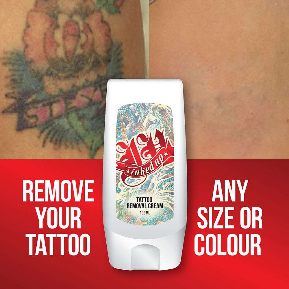 INKED UP TATTOO REMOVAL CREAM  REMOVE YOUR TATTOO FAST TARGETS INK ...