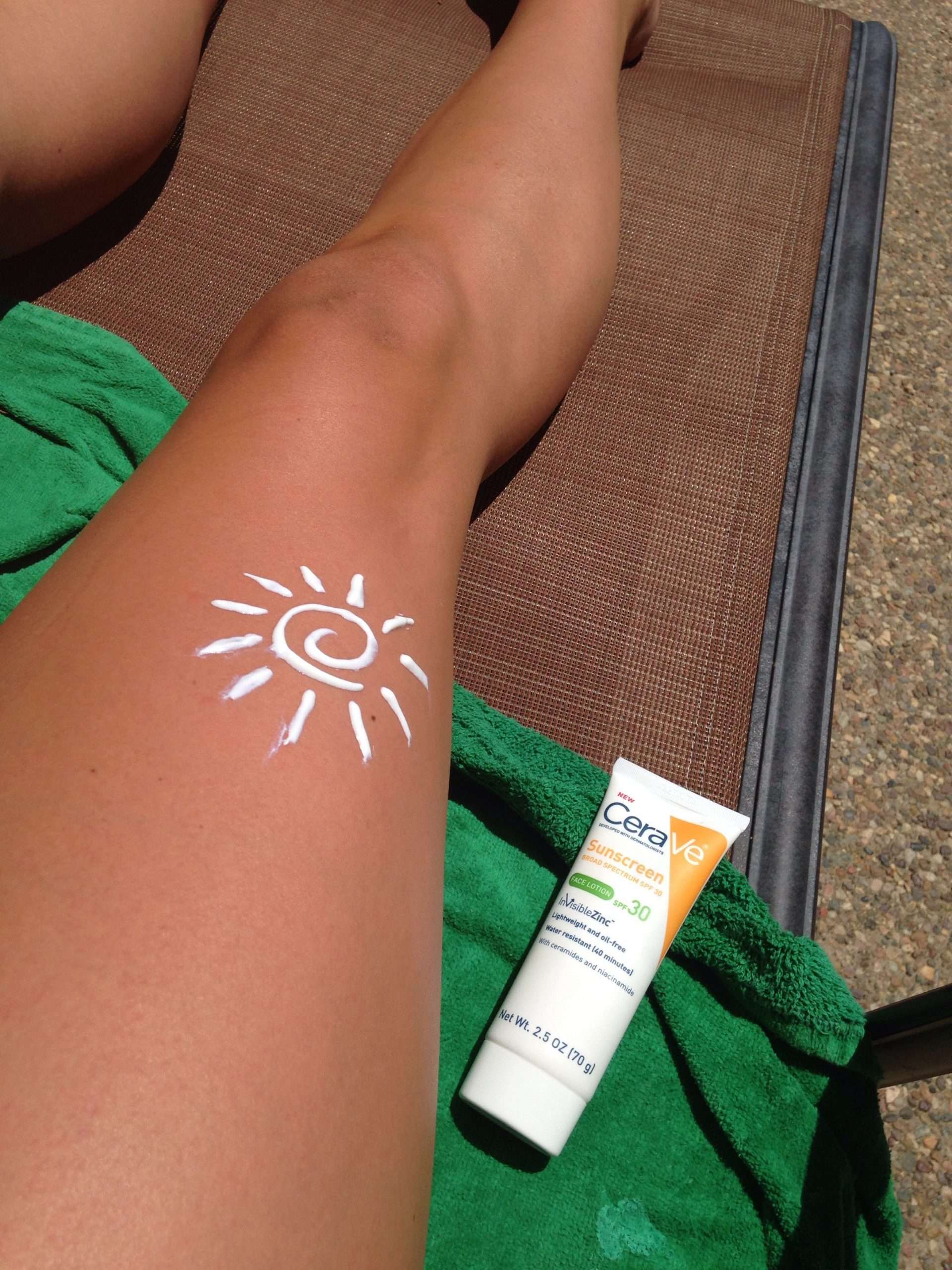 Just put sunscreen where you want your tattoo to be and It will be ...