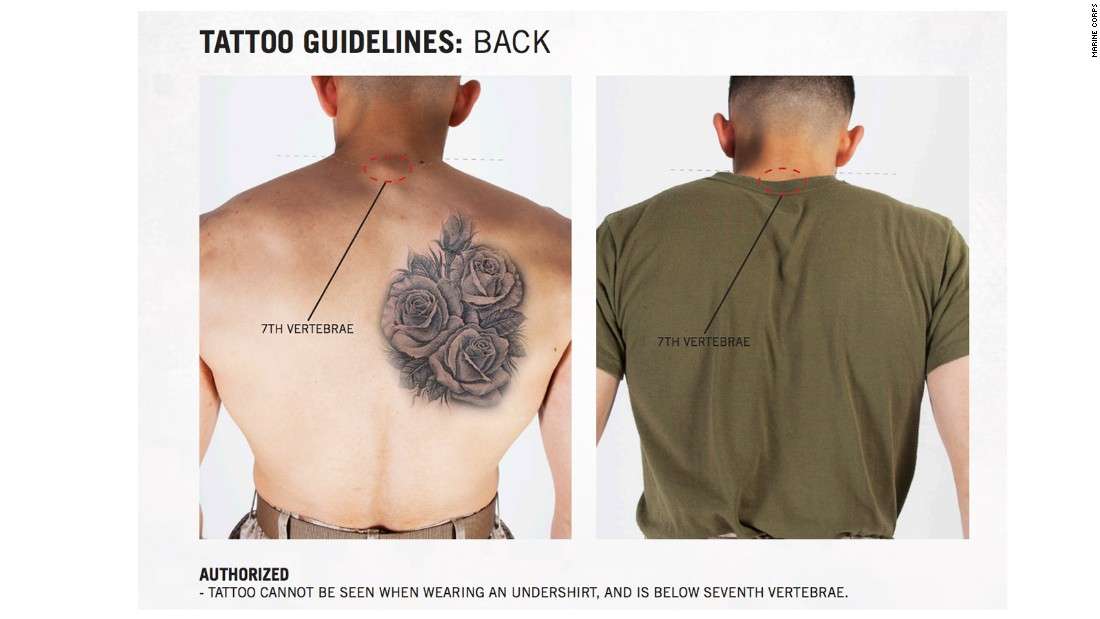 Marines ink new tattoo rules