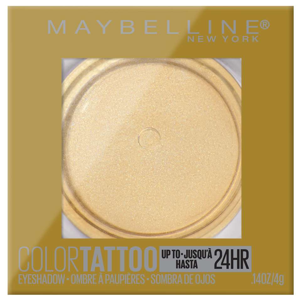 Maybelline Color Tattoo Up To 24HR Longwear Cream Eyeshadow, Golden ...
