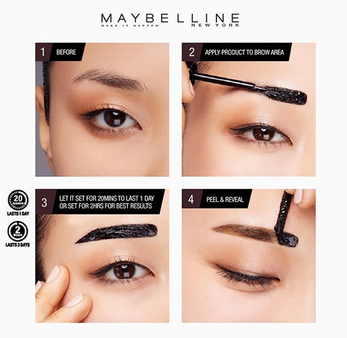 Maybelline New Tattoo Brow Gel Tints For Killer Arches