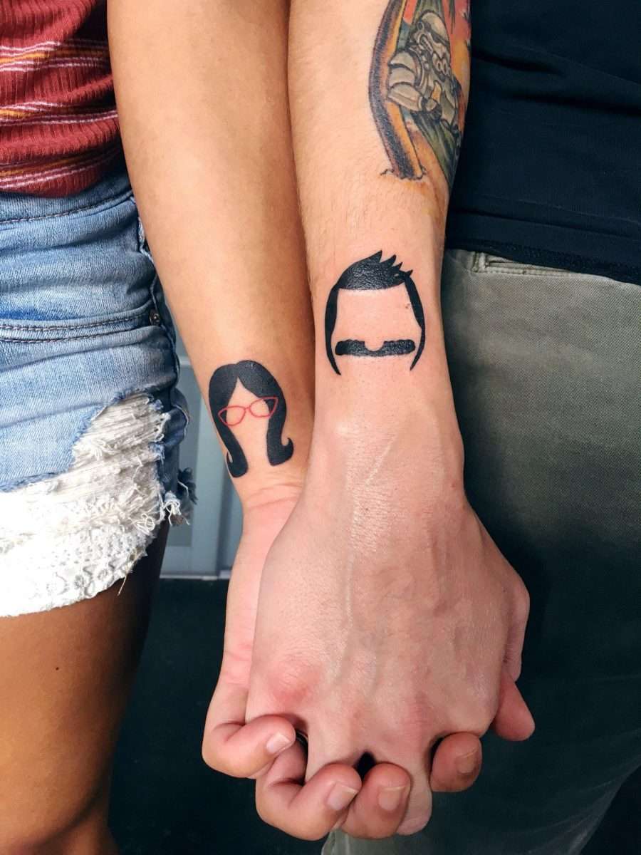 My wife and I got matching tattoos for our anniversary! : BobsBurgers