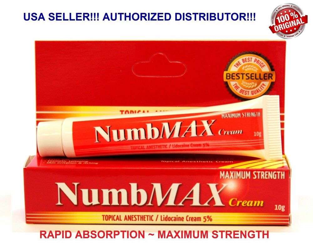 NumbMAX Topical Anesthetic Tattoo Waxing Speed Numbing ...