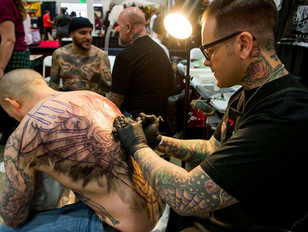 Photos: Orange County tattoo artists on display at Musink ...