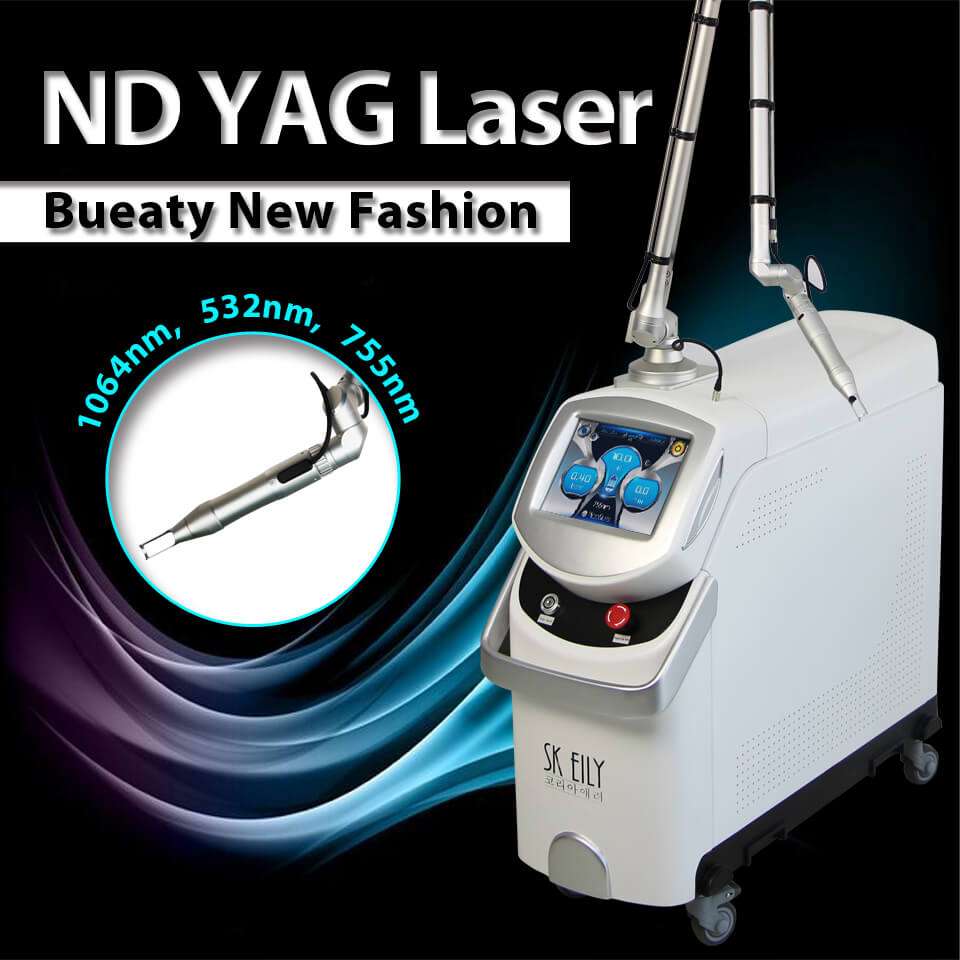 Q Switched ND YAG Laser Tattoo Removal Machine AL