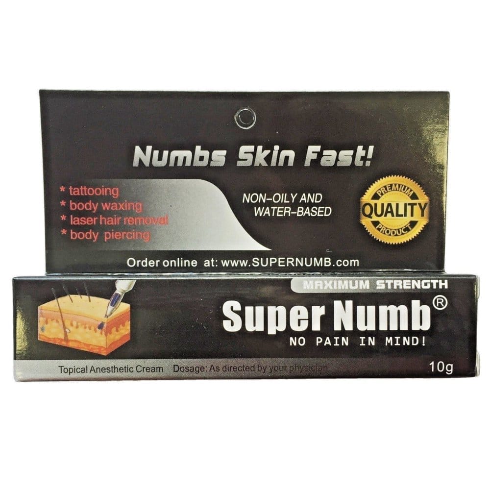 SUPER NUMB® Numbing Cream Numb Tattoo Piercings Waxing 30 g
