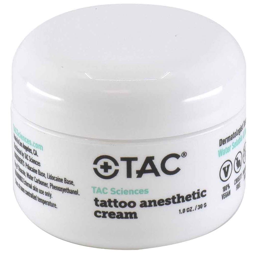 TAC SCIENCES Tattoo Anesthetic Numbing Cream, 1 oz