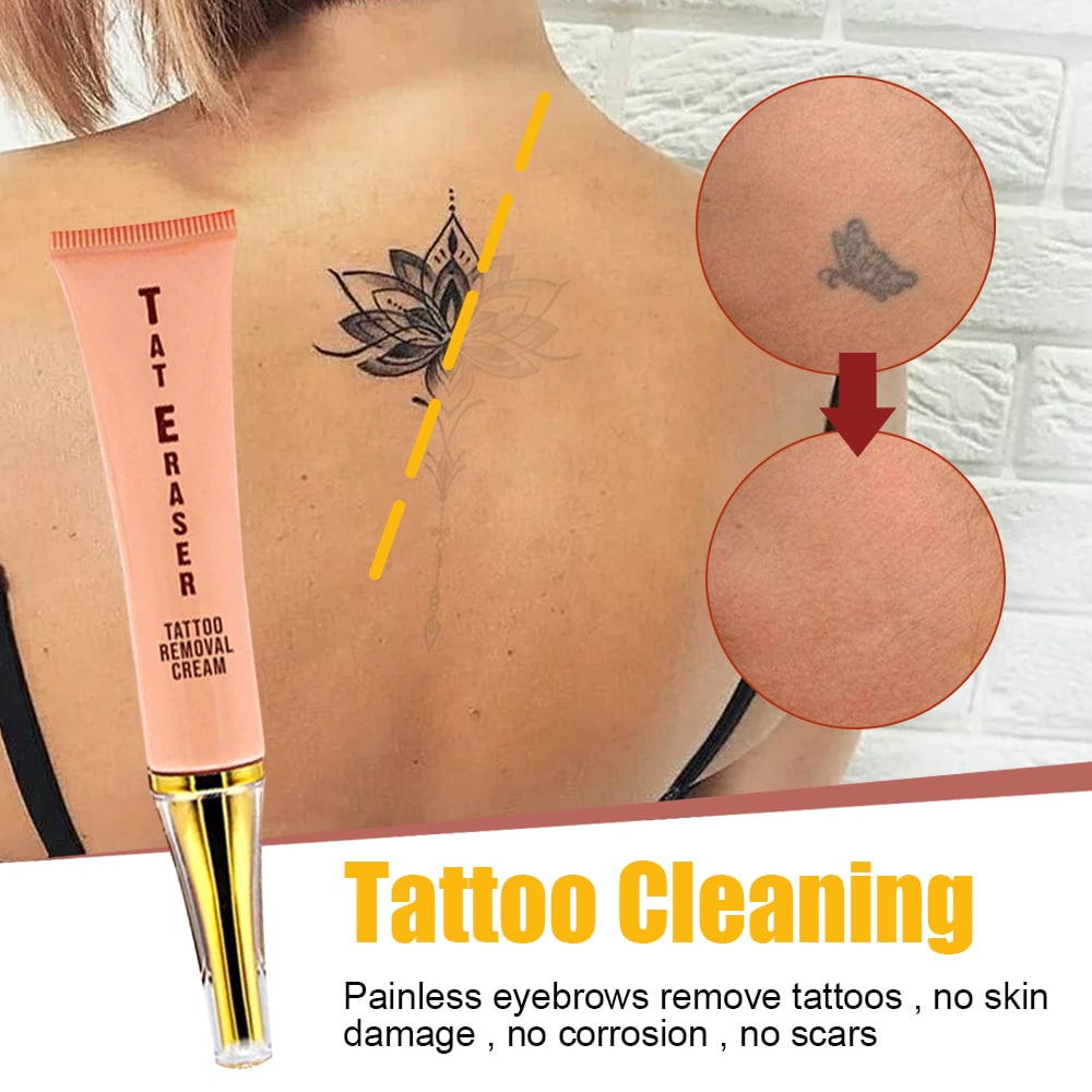 Tat Eraser Permanent Tattoo Removal Cream Painless Maximum Strength ...