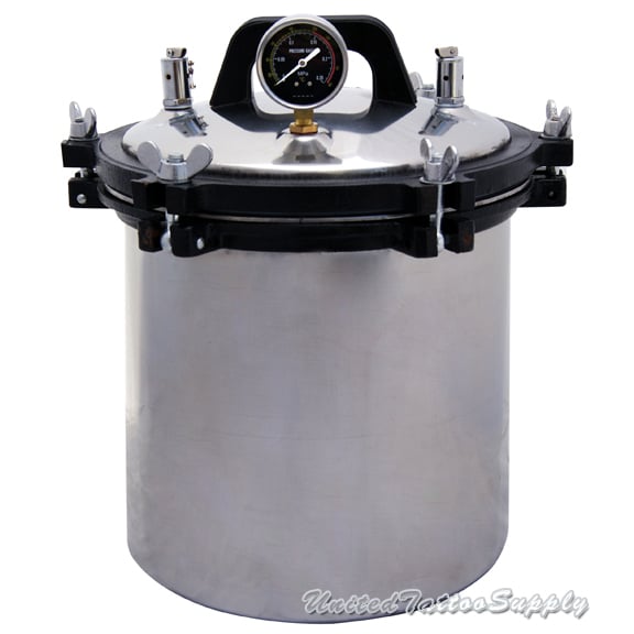 Tattoo Autoclave Steam Sterilizer 4.7 Gallon (18 Liter) Steam Autoclave ...