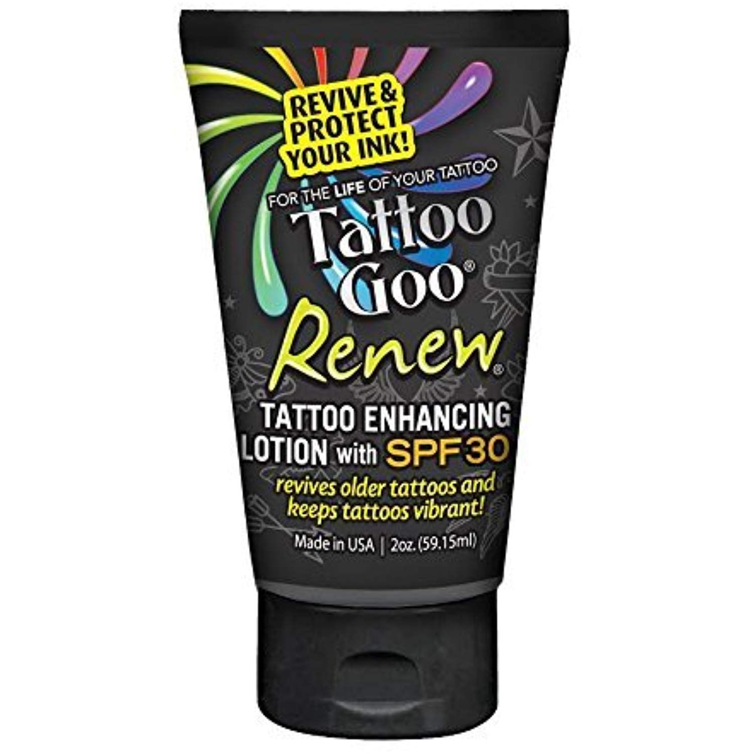 Tattoo Goo Renew Enhancing Lotion SPF 30, 2 Ounce * Be sure to check ...