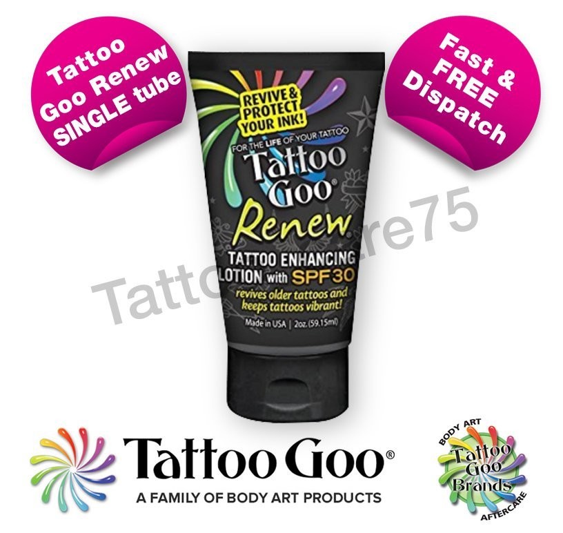 Tattoo Goo Renew Lotion with SPF 30 60ml / 2oz