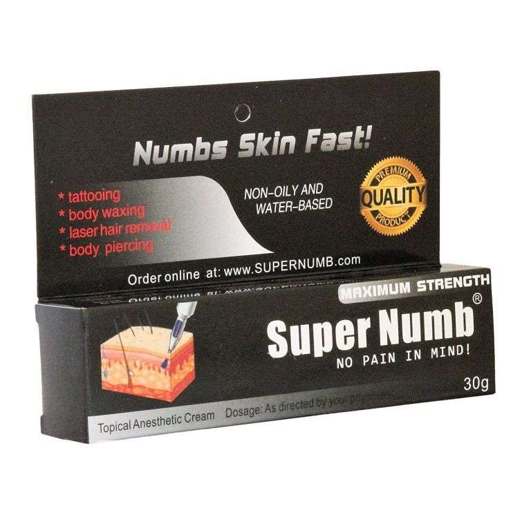 Tattoo Numbing Cream by Super Numb. One of the Cheapest ...