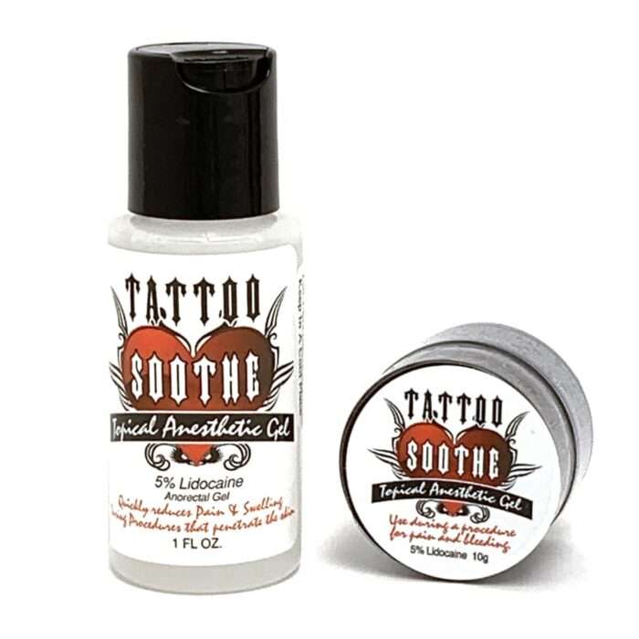 Tattoo Soothe Gel Topical Anesthetic 1oz  Tattoo Shop