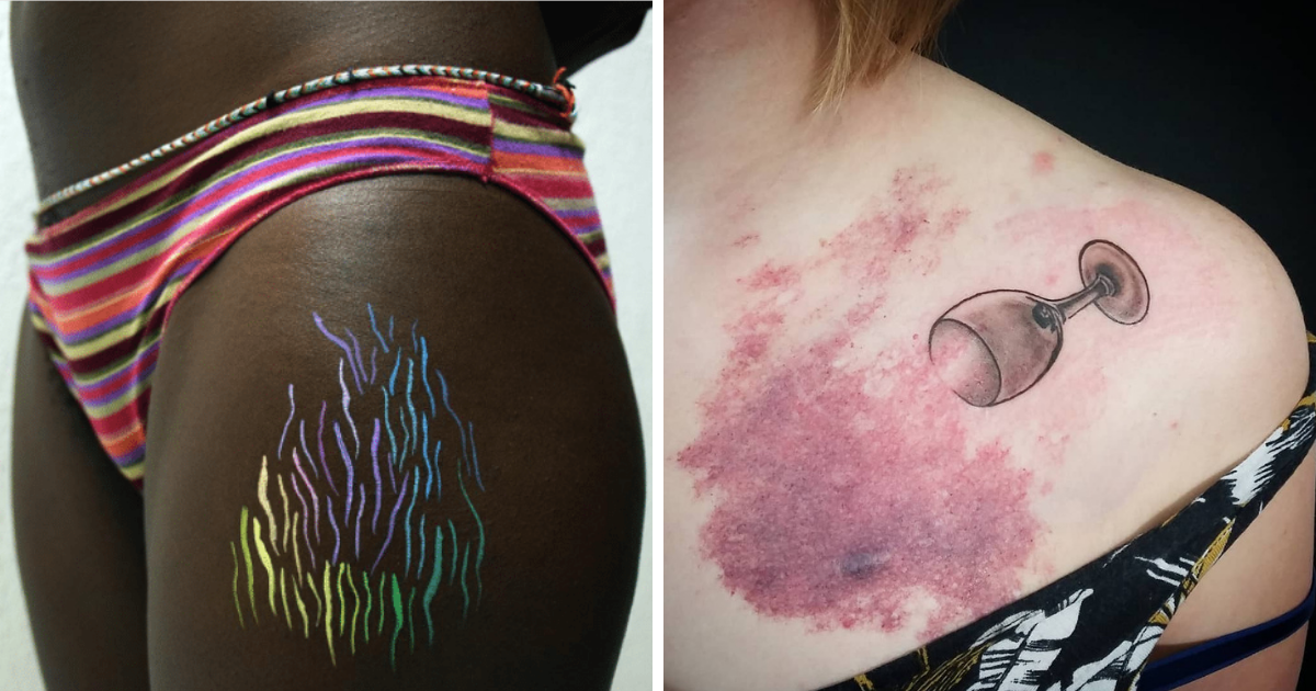 Tattoos To Cover Stretch Marks