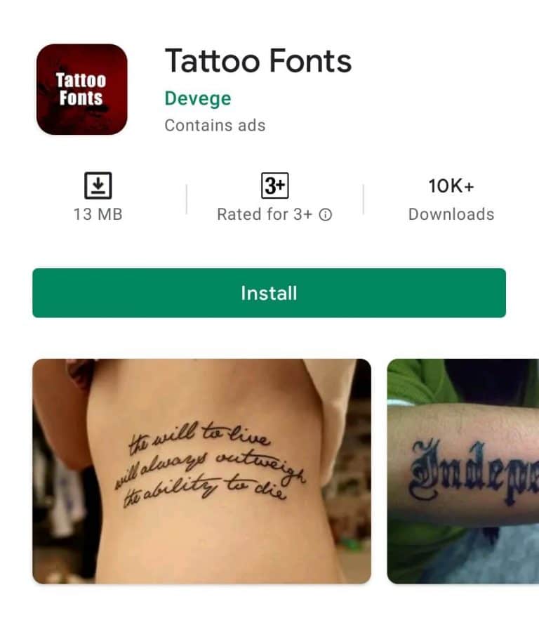 Top 10 Best Tattoo Design Apps For Android [Updated 2021]