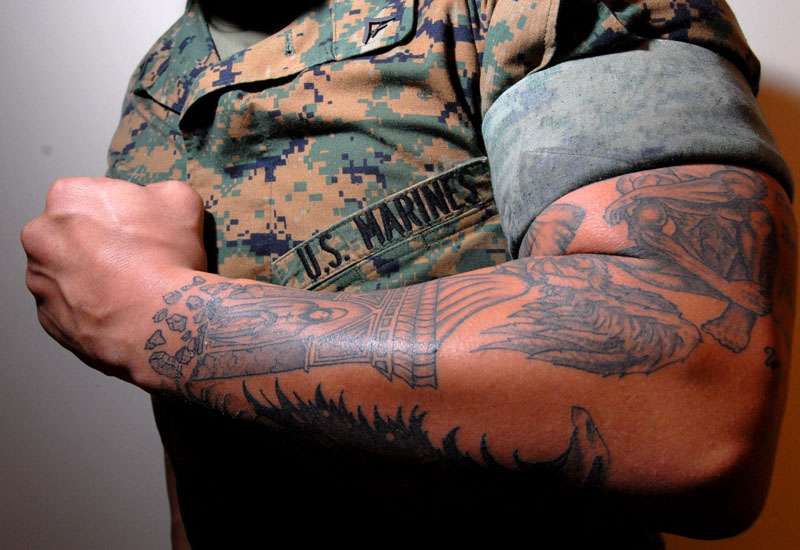 USMC Tattoo Celebrity 2011