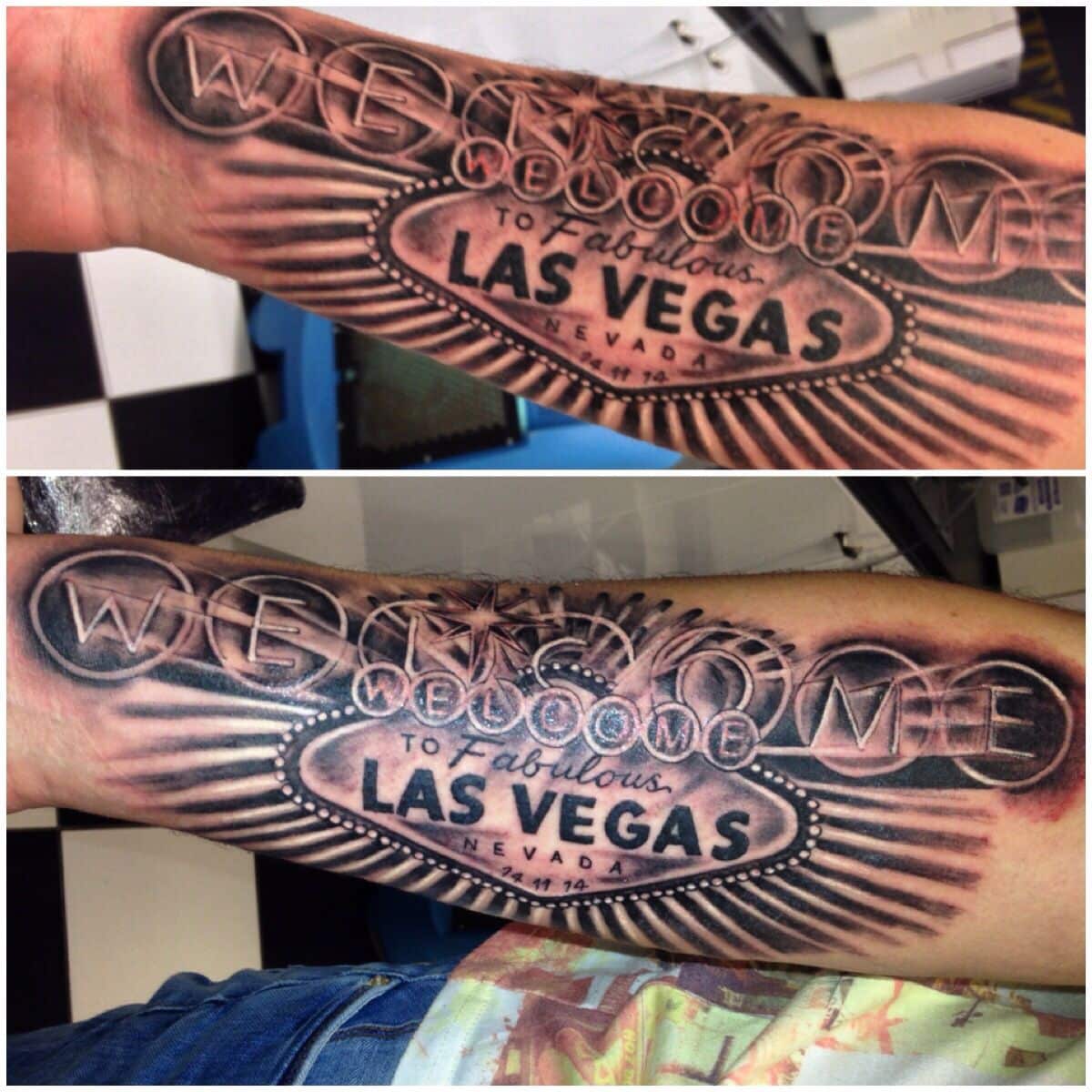 Viva Las Vegas tattoo, I did last year. Dan