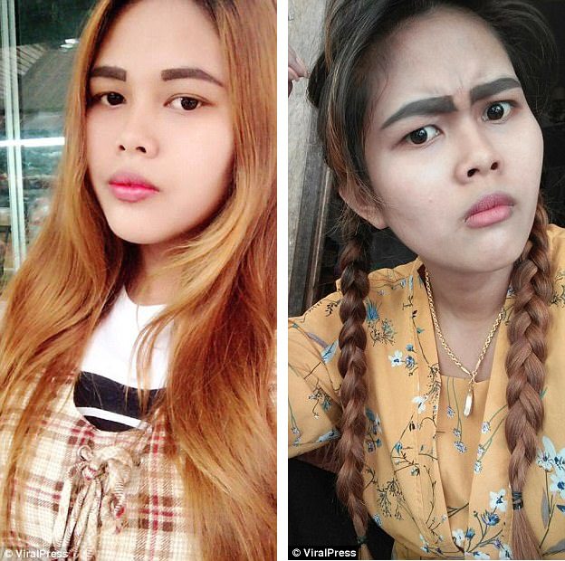 Woman, 26, Left With Huge Black Eyebrows After Botched Tattoo Fillers